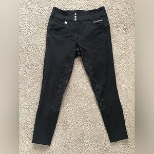 Romfh Women's Breeches Black Full Seat Size 30R Equestrian Apparel